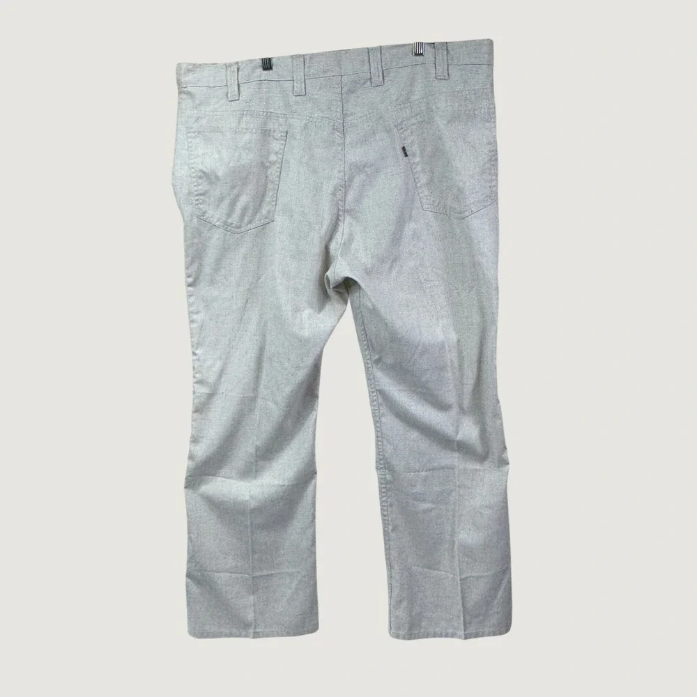 Levis Gentleman's Jeans 546 Mens 40X29 Beige Vintage 1980s Workwear Slacks